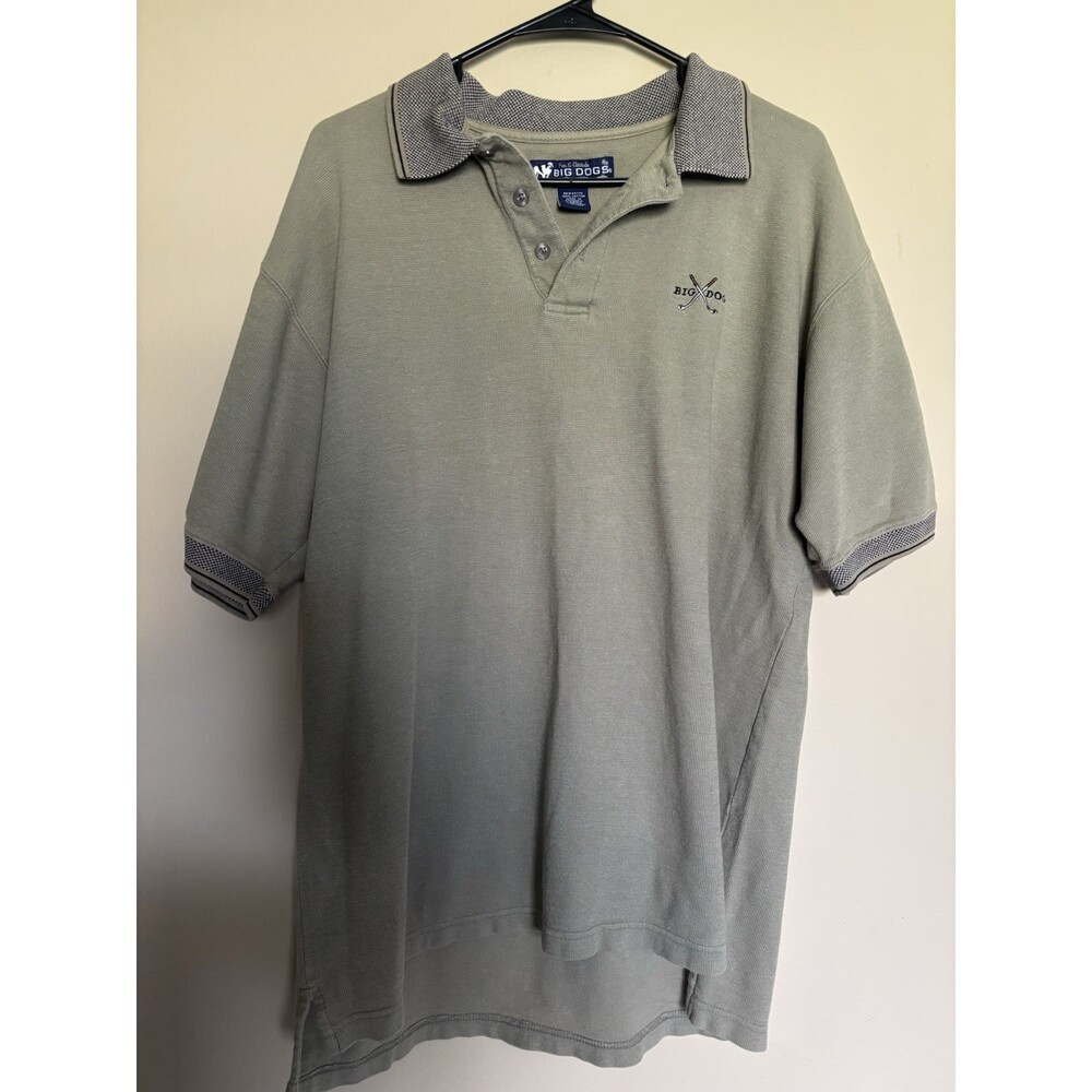 Vintage 90s Big Dogs Men's Big Dogs Golf Polo Shirt sz L